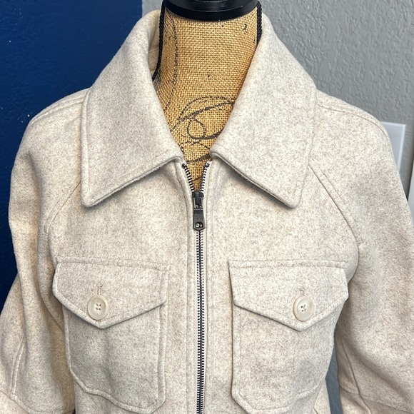 AVEC LES FILLES  ZIP FRONT SHACKET SMALL - Picture 4 of 16